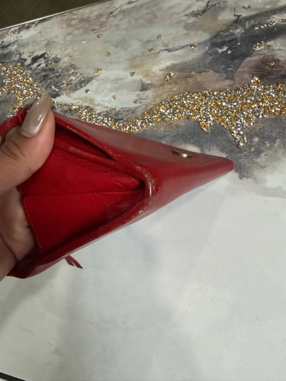 BALENCIAGA Purse Red Women Authentic secondhand